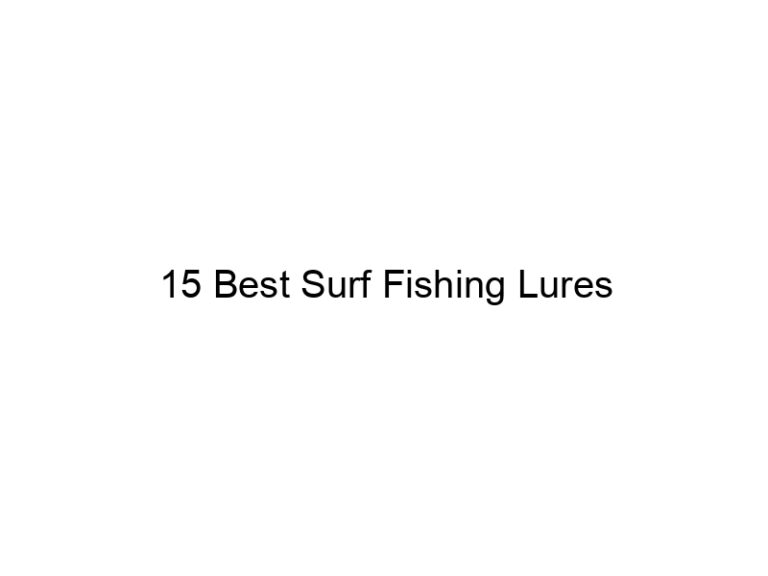 15 best surf fishing lures 21465