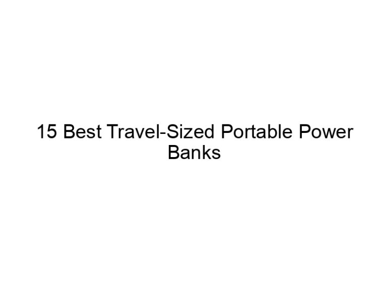 15 best travel sized portable power banks 7665