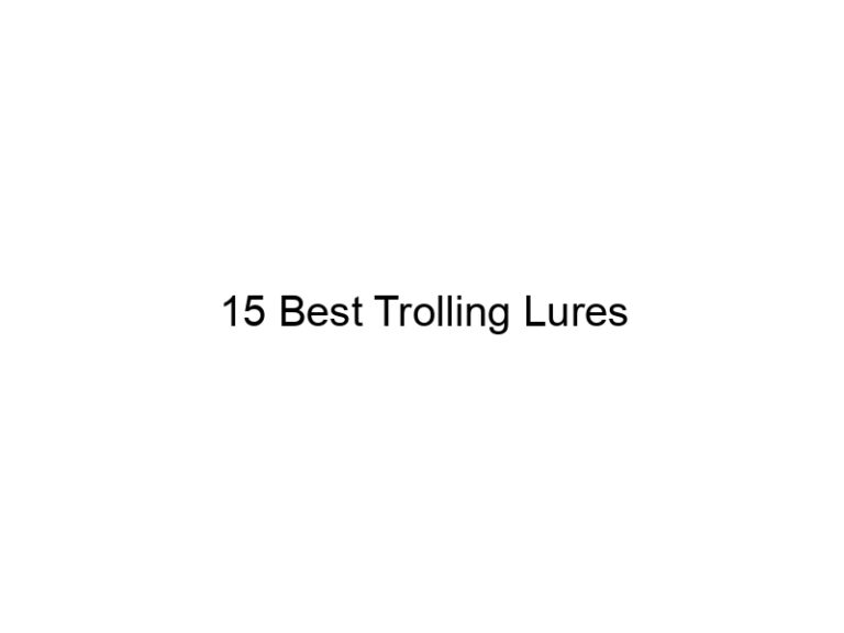 15 best trolling lures 21404