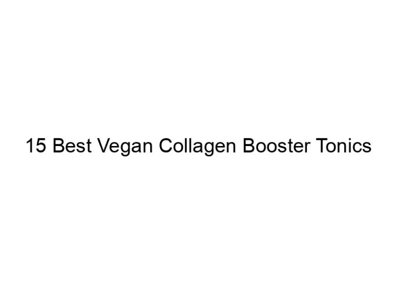 15 best vegan collagen booster tonics 30205