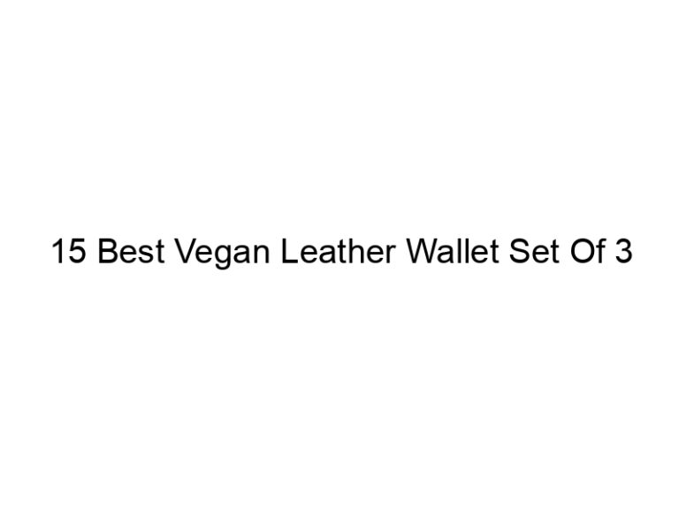 15 best vegan leather wallet set of 3 5024