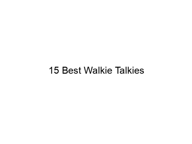 15 best walkie talkies 7183