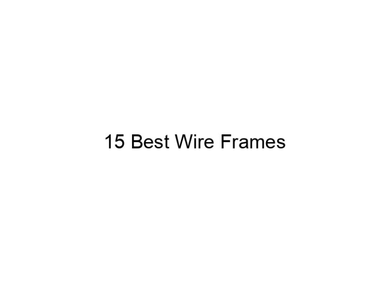 15 best wire frames 20495