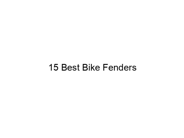 15 best bike fenders 37618