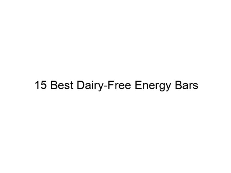 15 best dairy free energy bars 30931