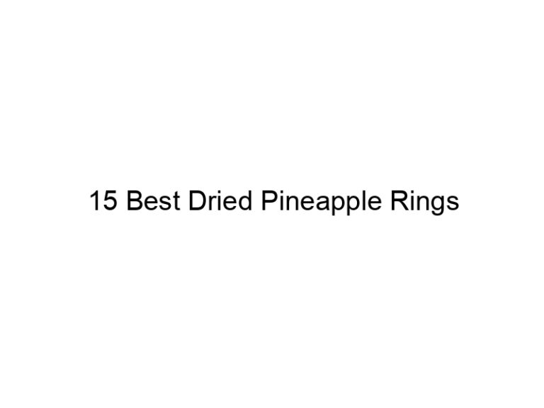 15 best dried pineapple rings 30730