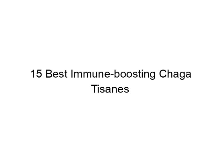 15 best immune boosting chaga tisanes 30257