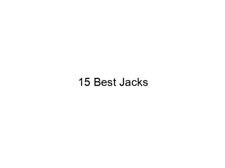 15 best jacks 31579