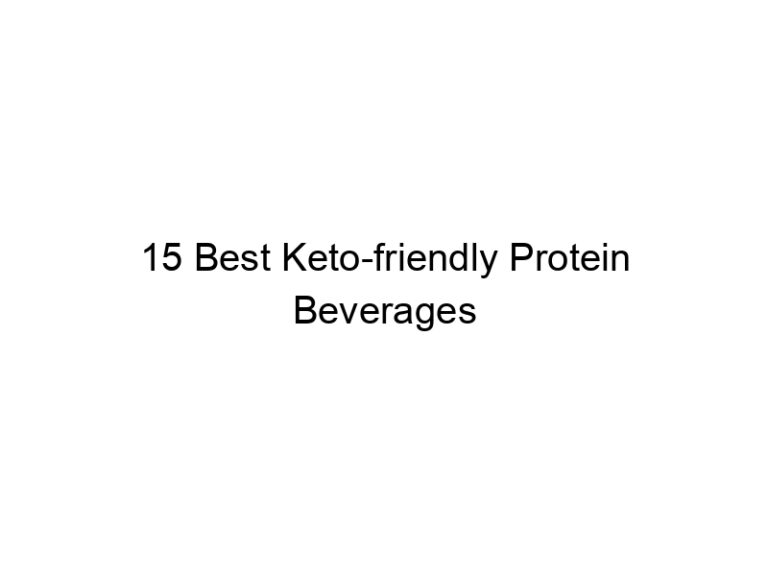15 best keto friendly protein beverages 30275