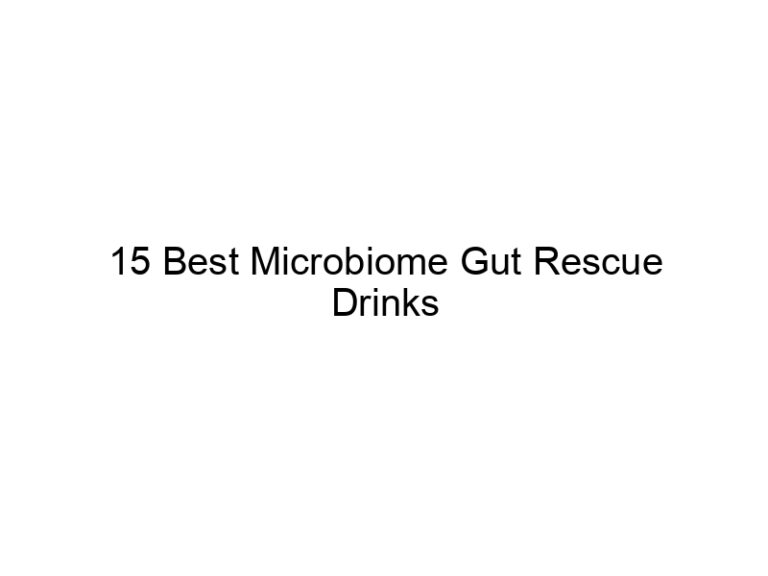 15 best microbiome gut rescue drinks 30134