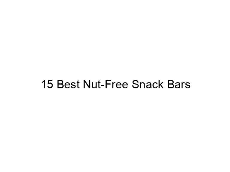 15 best nut free snack bars 30900