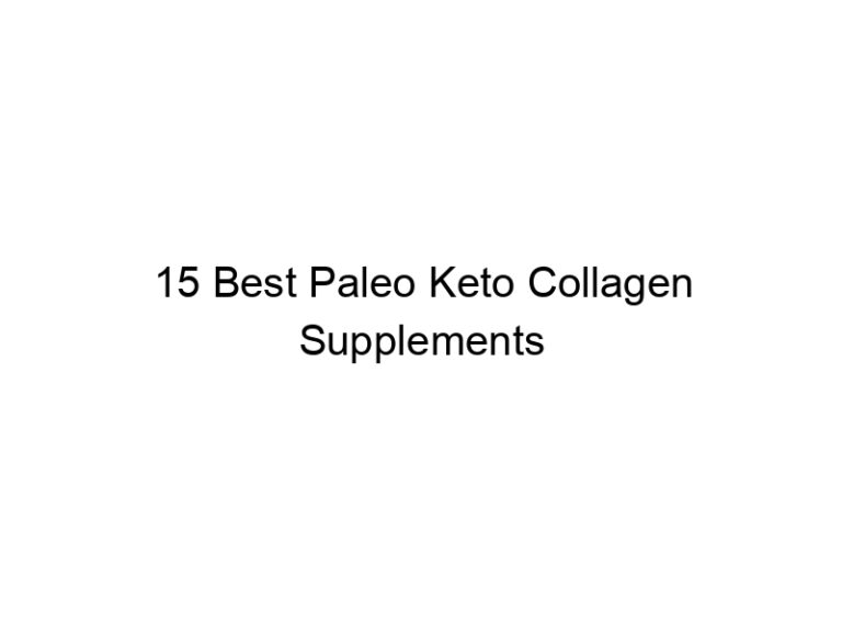 15 best paleo keto collagen supplements 36263