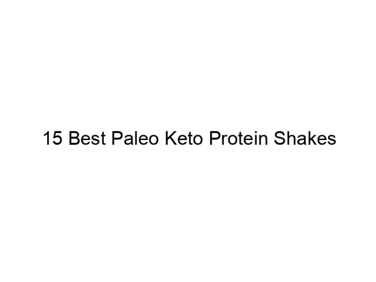 15 best paleo keto protein shakes 36281