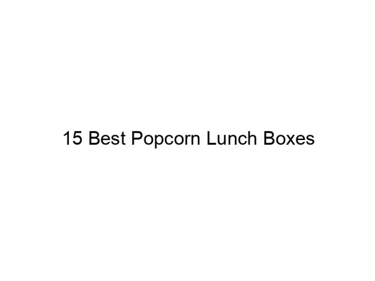 15 best popcorn lunch boxes 31213