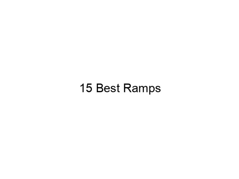 15 best ramps 31791
