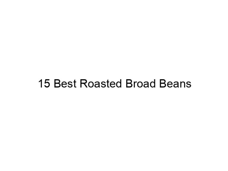 15 best roasted broad beans 30702