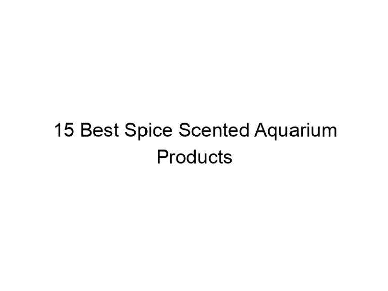 15 best spice scented aquarium products 31449