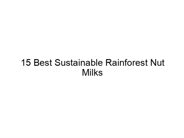 15 best sustainable rainforest nut milks 30098