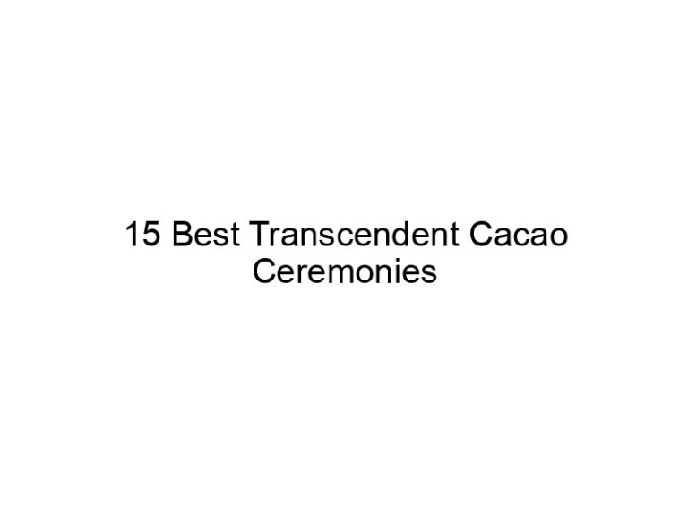 15 best transcendent cacao ceremonies 30064
