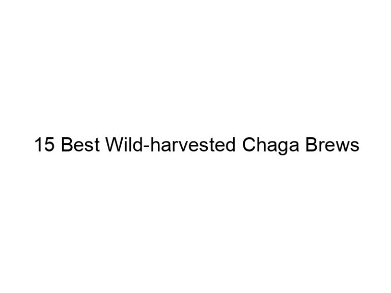 15 best wild harvested chaga brews 30072