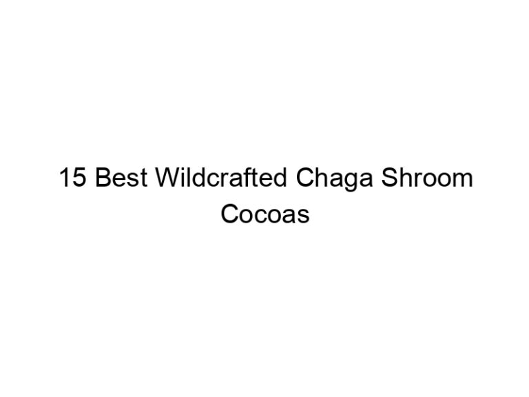 15 best wildcrafted chaga shroom cocoas 30343