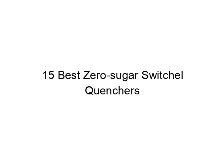 15 best zero sugar switchel quenchers 30329