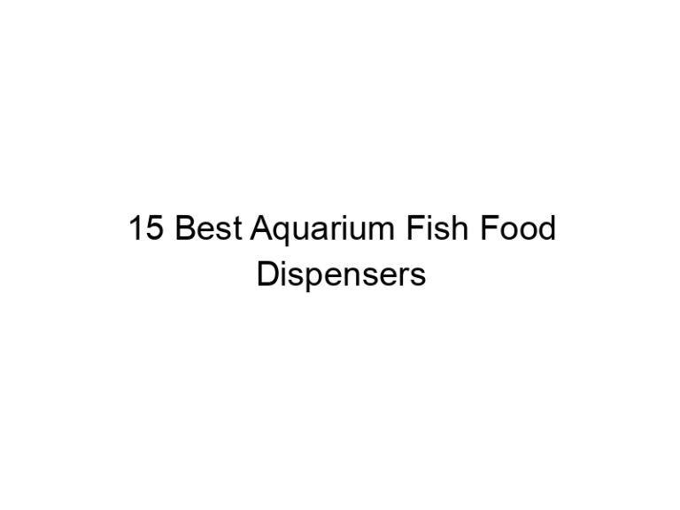 15 best aquarium fish food dispensers 36430