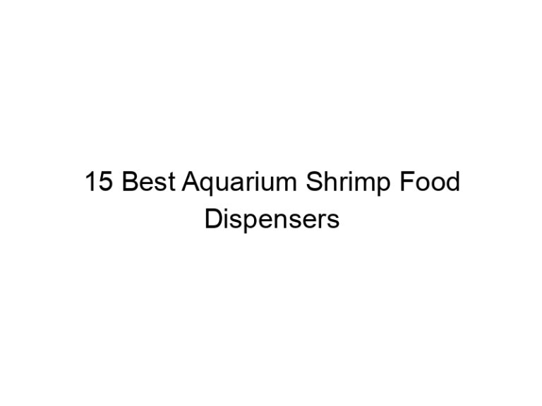 15 best aquarium shrimp food dispensers 36494