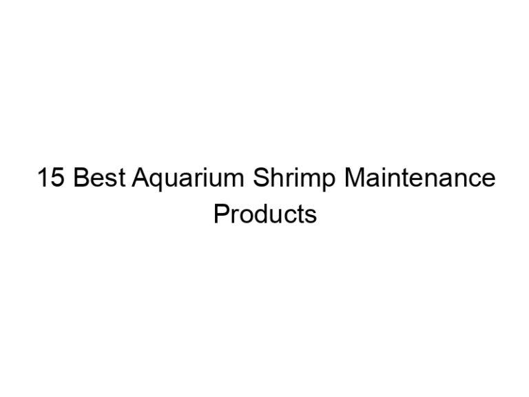15 best aquarium shrimp maintenance products 36497