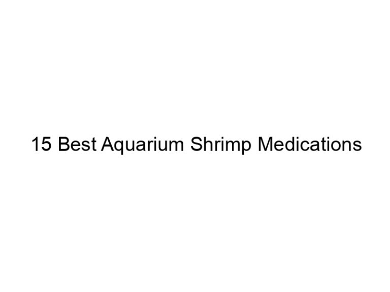 15 best aquarium shrimp medications 36465