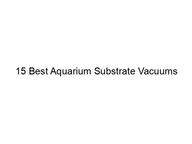 15 best aquarium substrate vacuums 36380