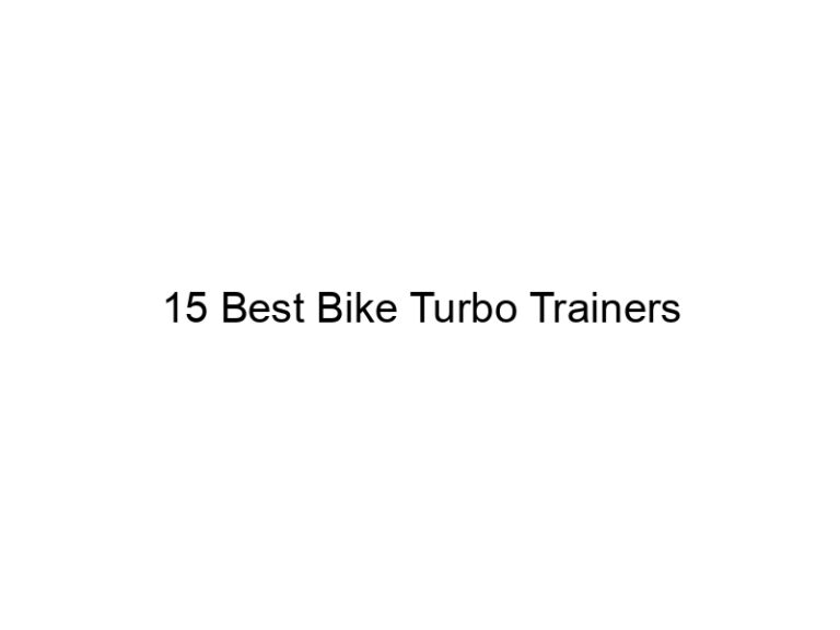 15 best bike turbo trainers 37641